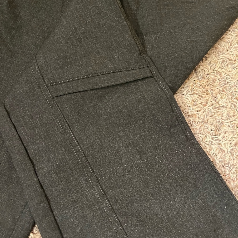 Athleta Canyon Wool Blend Zip Calf Pockets Pants Sz 2 NWOT - Picture 2 of 8